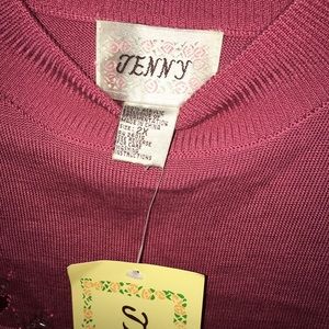 SOLD INDEPENDENTLY Jenny Flower Embroider Sweater